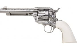 E.M.F W45SSE512NMUI General Patton .45LC 5.50" SS Engraved Ivory Revolver