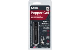 Sabre MDBK02 Mighty Discreet Pepper Spray Capsaicin Distance 12 ft Black .20 oz