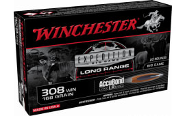 Winchester Ammo S308LR Expedition Big Game Long Range 308 Win 168 gr AccuBond Long Range - 20rd Box