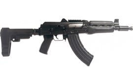 Zastava ZPAP92 AK Semi-Automatic Pistol 10"Barrel 7.62x39 30rd Magazine , Bulged Trunnion, 1.5mm receiver, Chrome Lined Barrel- w/ SBA3 Brace ZP92762TABM 