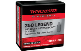 Winchester Ammo  Centerfire Rifle Reloading 350 Legend 180 gr Power-Point (PP) 100 Per Box