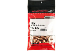 Winchester Ammo  Centerfire Handgun Reloading 9mm .355 147 gr Jacketed Hollow Point (JHP) 500 Per Box