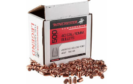 Winchester Ammo  Centerfire Handgun Reloading 40 S&W .400 180 gr Jacketed Hollow Point (JHP) 500 Per Box