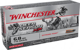 Winchester Ammo X68SPCDS Deer Season XP Rifle 6.8 SPC 115 gr Extreme Point Polymer Tip - 20rd Box