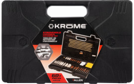 Krome 70604 Stronghold Universal Cleaning Kit Multi-Caliber Handguns, Rifles, Shotguns 60 Pieces