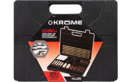 Krome 70562 Universal Cleaning Kit Multi-Caliber Handguns, Rifles, Shotguns 37 Pieces