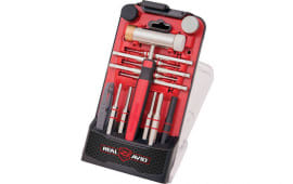 Real Avid AVHPS-RP Accu-Punch Hammer & Roll Pin Punch Set Black/Red Steel Rubber Handle