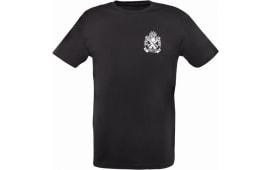 Springfield GEP1656S Mens Distressed Logo Tshirt Black SM