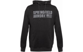 Springfield Armory GEP1663S Springfield Flag Logo Men's Charcoal Gray Long Sleeve Small