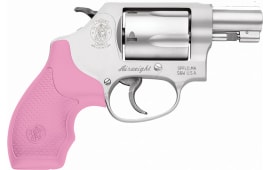 Smith & Wesson 150467 637 .38SPECIAL +P 1.875" FS5rdSS/PINK Synthetic Grip Revolver