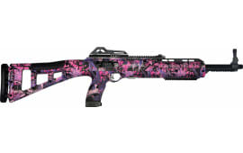 Hi-Point 4095TSPI 4095TS Tactical Rifle Semi-Auto 40 Smith & Wesson 17.5" 10+1 Polymer Skeleton Pink Camo Stock Pink Camo