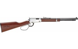 Henry H001TMER Evil Roy Carbine 22 Magnum Lever 22 WMR 16.5" 7+1 American Walnut Stock Blued Barrel/Nickel Receiver