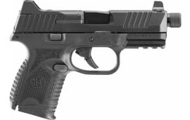 FN 509 Compact Tactical Semi-Auto Pistol 4.32" Barrel 9mm - W/ Night Sights and 2 Mags (24/12) - 66100782 