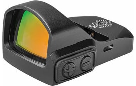 TruGlo TGTG8100B4 Tru-Tec Micro Universal 23x17mm 3 MOA Red Dot Black Hardcoat Anodized compatible with Ruger 10-22