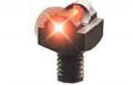 TruGlo TG-TG954BR StarBrite Deluxe Red Fiber Optic Front Sight with 3-56 Threads Black for Shotgun