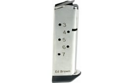 Ed Brown 847 OEM Full Size Mag Stainless Detachable 7rd 45 ACP for ED Brown 1911 Government