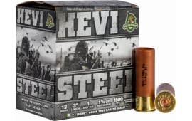 HEVI-Shot HS60001 Hevi-Steel 12 Gauge 3" 1 1/4 oz 1 Shot - 25sh Box