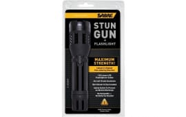 Sabre S2000SF Stun Gun/Flashlight w/Holster Black Aluminum 1.82 uC Pain Rating
