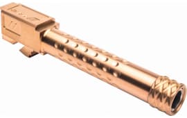 Zev Technologies BBL19DSBRZ Match Grade For Glock 19 Gen1-5 9mm 4.01" 416rd Stainless Steel Burnt Bronze Threaded