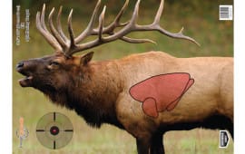 Birchwood Casey 35404 Pregame Elk Target Elk Paper Target 16.50" x 24" 3 Per Pkg