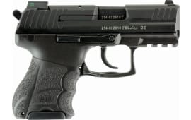 HK 730903KLEA5 P30SK V3 DA/SA 3.27" 10+1 3 Mags NS Black Interchangeable Backstrap Grip Black
