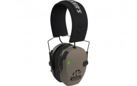 Walker's GWP-RSEMRC-FDE Razor Rechargeable Muff 21 dB Over the Head Polymer Flat Dark Earth Ear Cups with Black Headband & White Logo