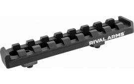 Rival Arms RA92ML09A Accessory Mount  9-Slot Picatinny Rail Mount Black Steel