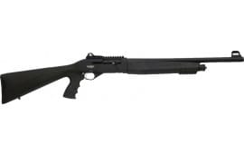 LKCI OM-0294 Omega S12ST S/A Shotgun 20.7" Barrel 3" Black Synthetic Shotgun