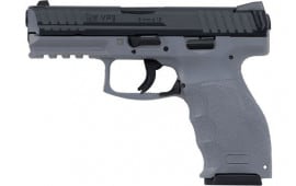 HK 81000232 VP9  9mm Luger 4.09" 10+1 (3) Gray Black Steel Slide Gray Interchangeable Backstrap Grip Night Sights