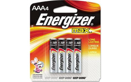 Energizer E92BP4 AAA Max 1.5 volts Alkaline