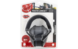 Radians LSY0110CS Lowset Passive Muff 21 dB Over the Head Black Ear Cups with Black Headband for Youth 1 Pair