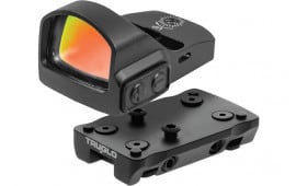 TruGlo TG8100B2 Tru-Tec Sight & Mount Kit Black Hardcoat Anodized 23x17mm 3 MOA Red Dot Reticle