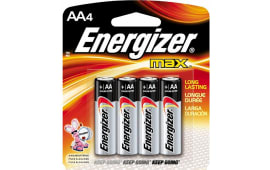 Energizer E91BP4 AA Max 1.5 volts Alkaline