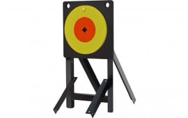 Birchwood Casey LCSPLR Large Range Spoiler Alert 10" Orange/Yellow AR500 Steel Bullseye 0.50" Thick Includes Crosshair Sticker