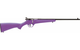 Savage 13783 Rascal Youth Bolt 22 LR 16.125" 1 Synthetic Purple Stock Blued