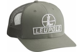 Leupold 178014 Reticle Trucker Hat Loden Green Adjustable Snapback OSFA Semi-Structured