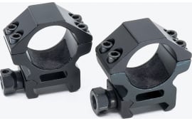 Riton Optics X1L Scope Ring Set  Picatinny/Weaver Low 1" Tube Matte Black Aluminum