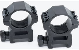 Riton Optics X1M Scope Ring Set  Picatinny/Weaver Medium 1" Tube Matte Black Aluminum