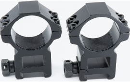 Riton Optics X30H Scope Ring Set  Picatinny/Weaver High 30mm Tube Matte Black Aluminum