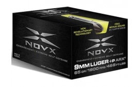 NovX Ammunition Engagement Extreme 9mm +P Self-Defense 65gr - 200 Round Case - 9EESS-20