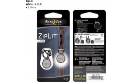 Nite Ize NZL2-07-02 ZipLit LED Zipper Pull - 2 Pack - White