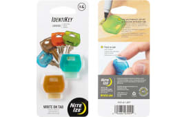 Nite Ize KID-A1-4R7 IdentiKey Covers - 4 Pack - Assorted