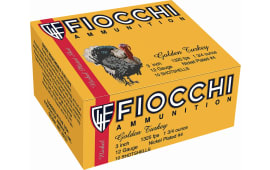 Fiocchi 123TRK4 Turkey Nickel Plated 12GA 3" 1-3/4oz #4 Shot - 10sh Box