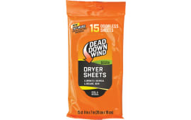 Dead Down Wind 11913 Dryer Sheets  Cover Scent Natural Woods Scent 15 Per Pkg