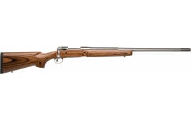 Savage 18467 12 VLP Bolt 243 Win 26" 4+1 Laminate Brown Stock Stainless Steel