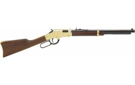 Henry H004Y Golden Boy Youth Lever 22 Short/Long/Long Rifle 16.25" 12LR/17L/18Short American Walnut Stock Blued Barrel/Brass Receiver