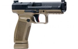 Century Arms - Canik Mete SFT - Semi-auto Pistol - 4.47" Barrel - 9mm - 18 & 20 Round Magazine - FDE Frame - Optic Ready - HG5636-N