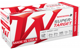 Winchester Ammo TRGT127VP Super Target Light Target Load 12GA 2.75" 1 1/8oz #7.5 Shot value pk - 100sh Box