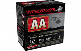 Winchester Ammo AASC12508 AA Sporting Clay 12GA 2.75" 1oz #8 Shot - 25sh Box
