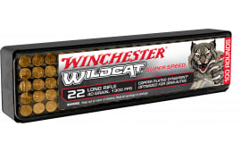 Winchester Ammo WW22LRSSD Wildcat Super Speed 22 LR 40 GRHollow Point (HP) - 100rd Box